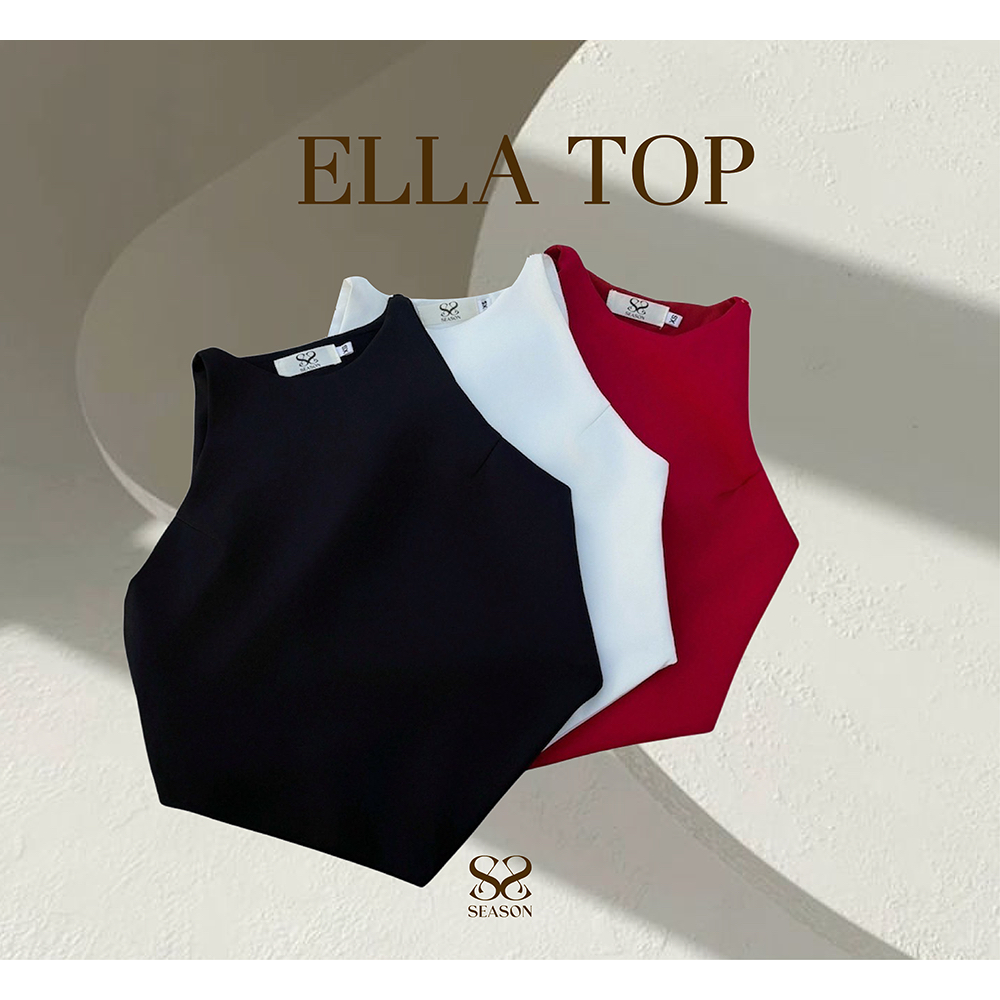 SEASON STUDIO - ELLA TOP / เสื้อแขนกุด ทรงสวย มีซับใน
