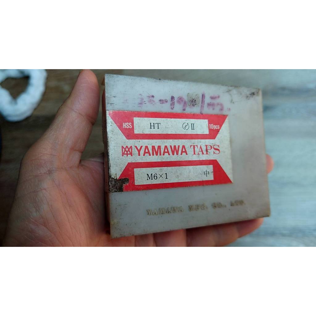 YAMAWA ดอกต๊าปเกลียว เดี่ยว  (มิล) HT M6x1 P2  (ราคา/ดอก) ต๊าปเดี่ยว