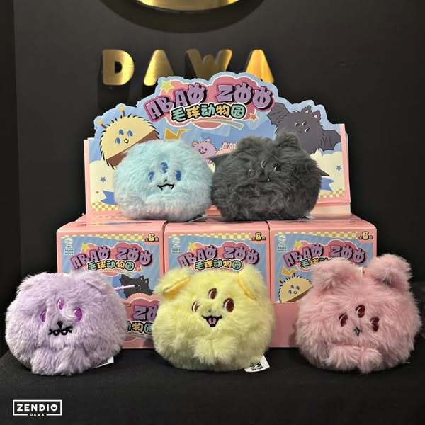 ABAO ZOO Plush Keychain Blind Box