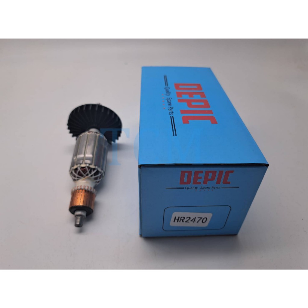 ทุ่น Armature HR2470 HR2460 F / FT สว่านโรตารี่ Makita : DEPIC / น้ำตาล