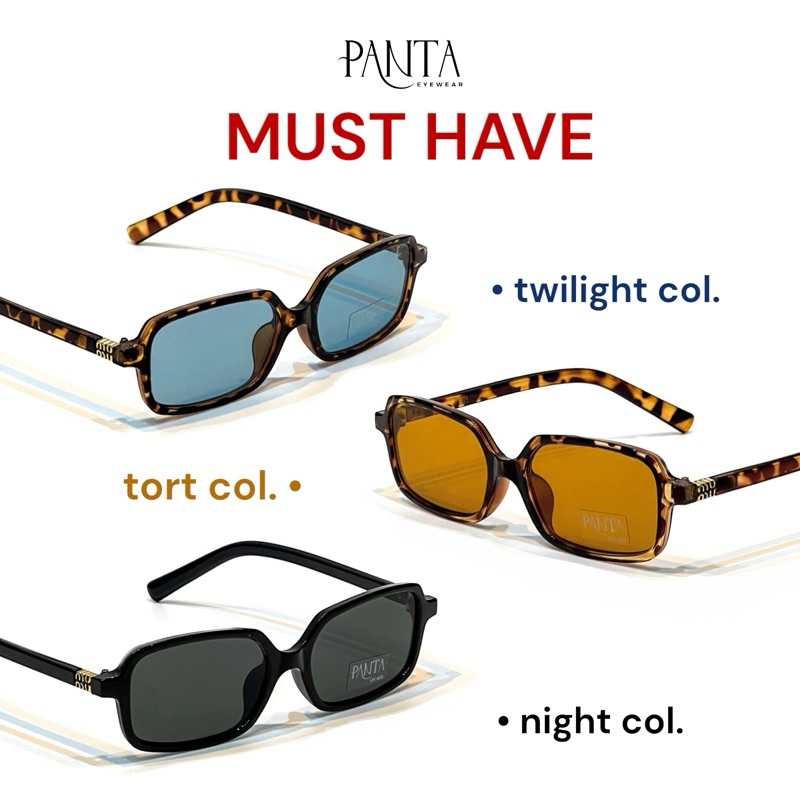 MUST HAVE ITEM ! แว่นกันแดดทรงเหลี่ยมวินเทจ