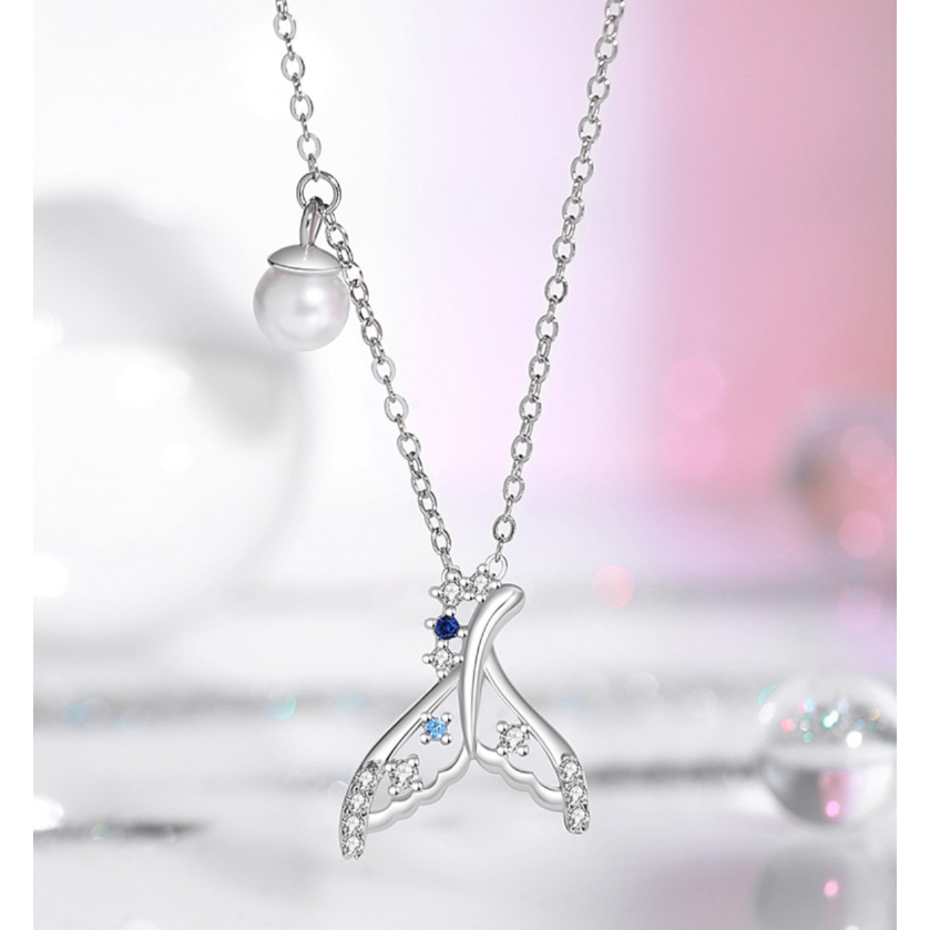 HH1st : สร้อยคอ Kajiki Nacklace ตัวเรือนเงินแท้ ไข่มุกแท้