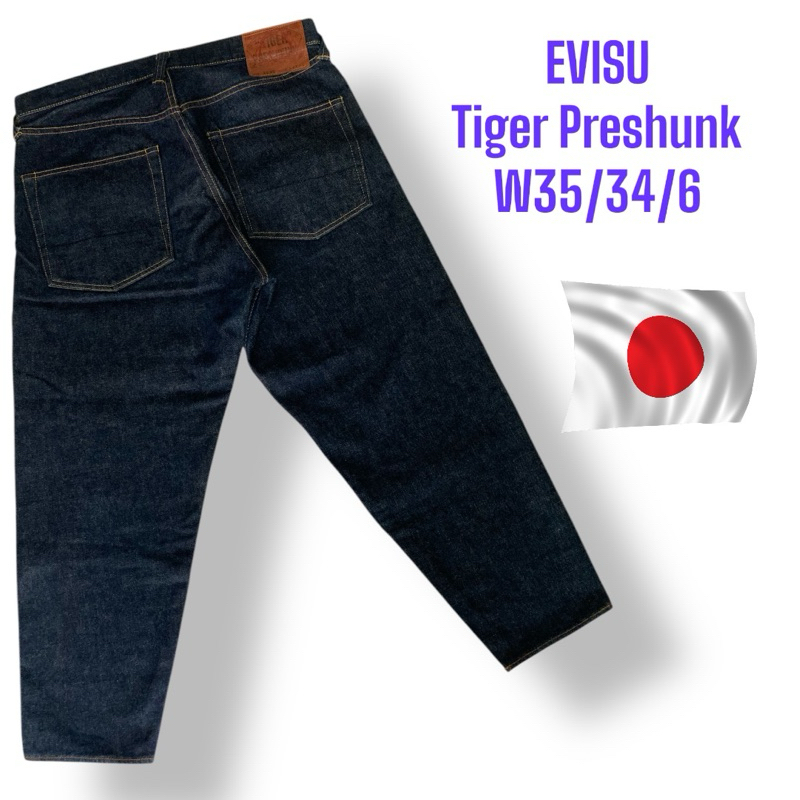 กางเกงยีนส์ผู้ชาย Evisu. สินค้าของแท้ ผลิตญี่ปุ่น เอว 35“