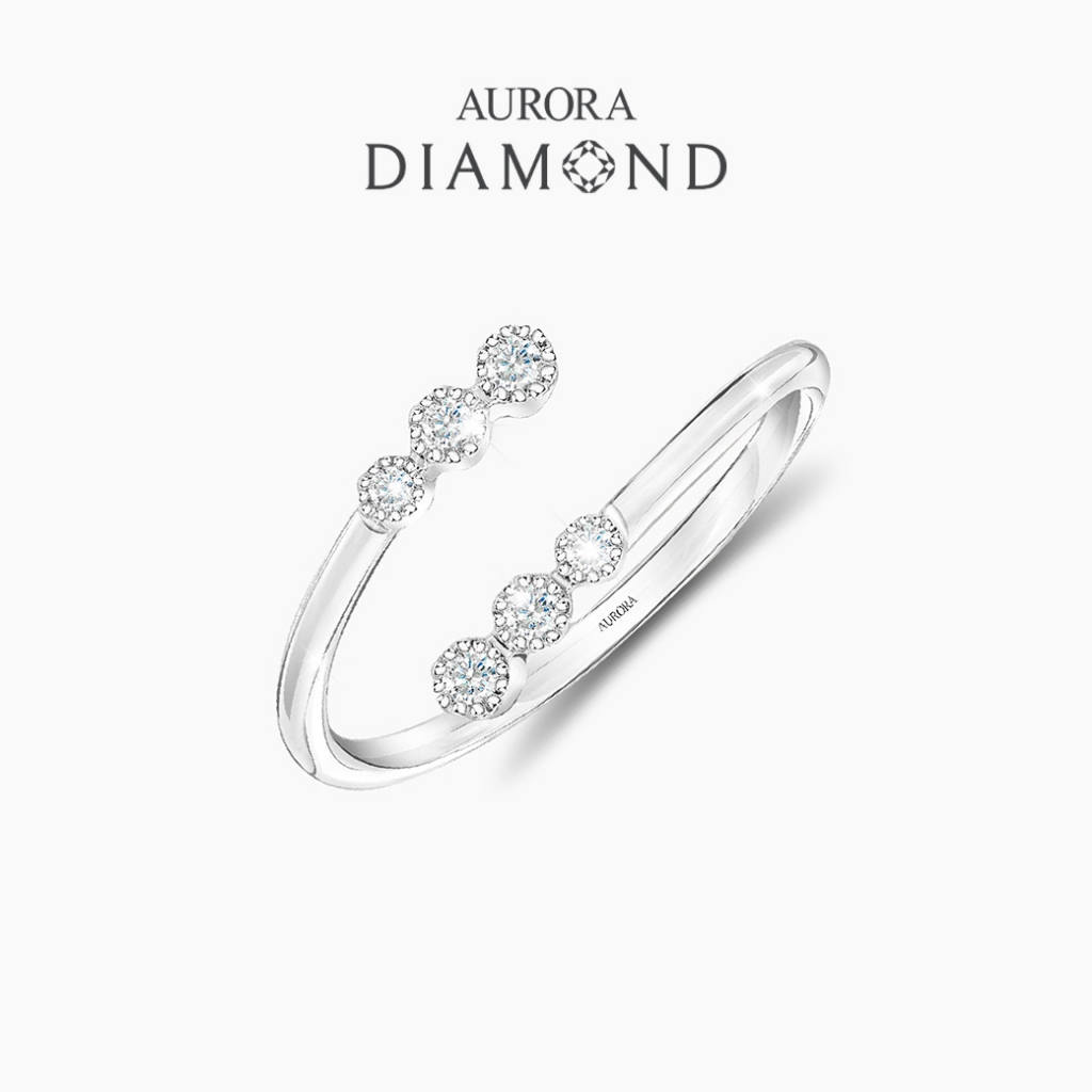 Aurora Diamond แหวนเพชร Minimal Collection
