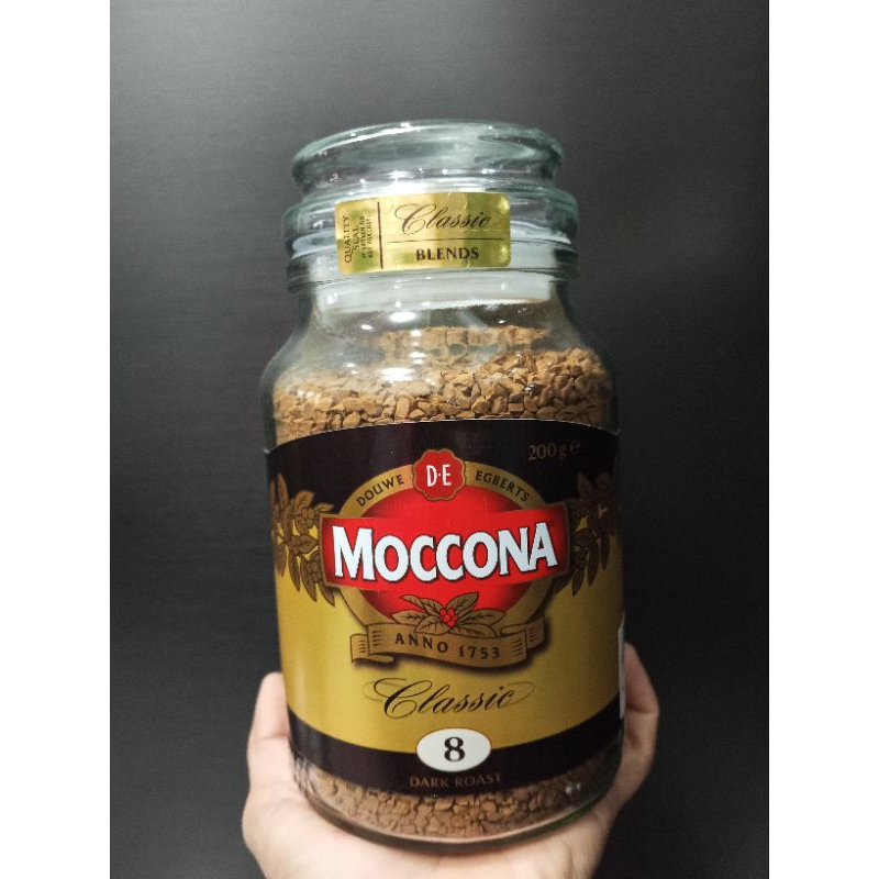 Moccona Classic 8 Dark Roast มอคโคน่า คลาสสิค ดาร์ค โรส กาแฟฟรีซดราย200กรัม