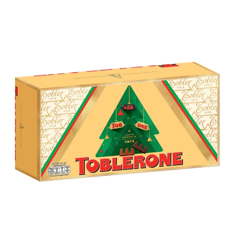 Toblerone ทอปเบอโรน วาไรตี้ส์ ช็อกโกแลตชนิดต่าง ๆ 240 ก.
