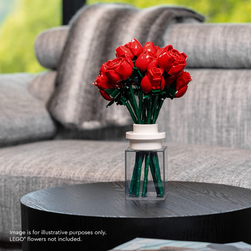 Lego Home 109865 Lego Flower Vase เลโก้ แจกันใส่ดอกไม้ (เฉพาะแจกันไม่รวมดอกกุหลาบ)