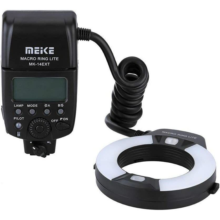 Meike MK-14EXT TTL  Macro Ring Flash  ในชุดแถม Adapter Ring Lens หน้า 52-77mm. รับประกัน1ปี