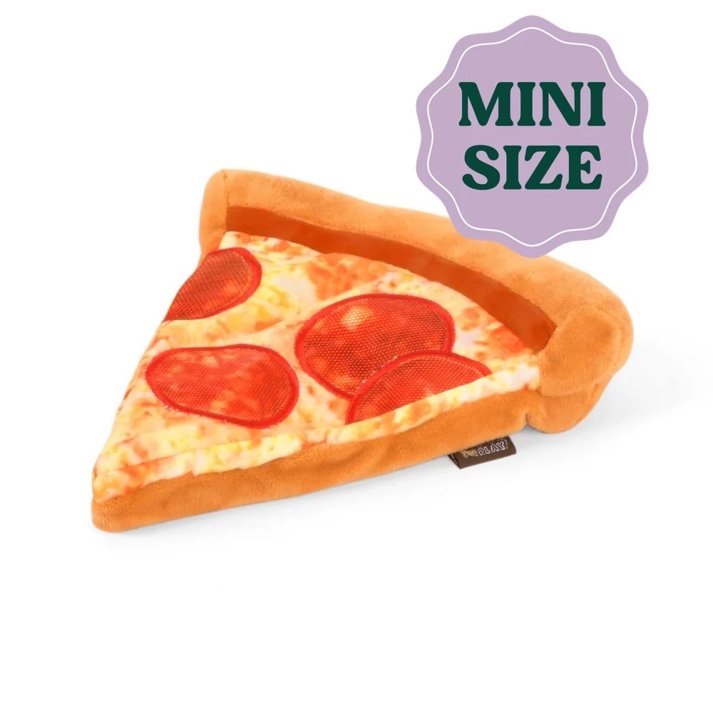 PLAY มินิ Puppy-roni Pizza พิซซ่าเปบเปอโรนีของเล่นตุ๊กตาสุนัข Plush Dog Toy