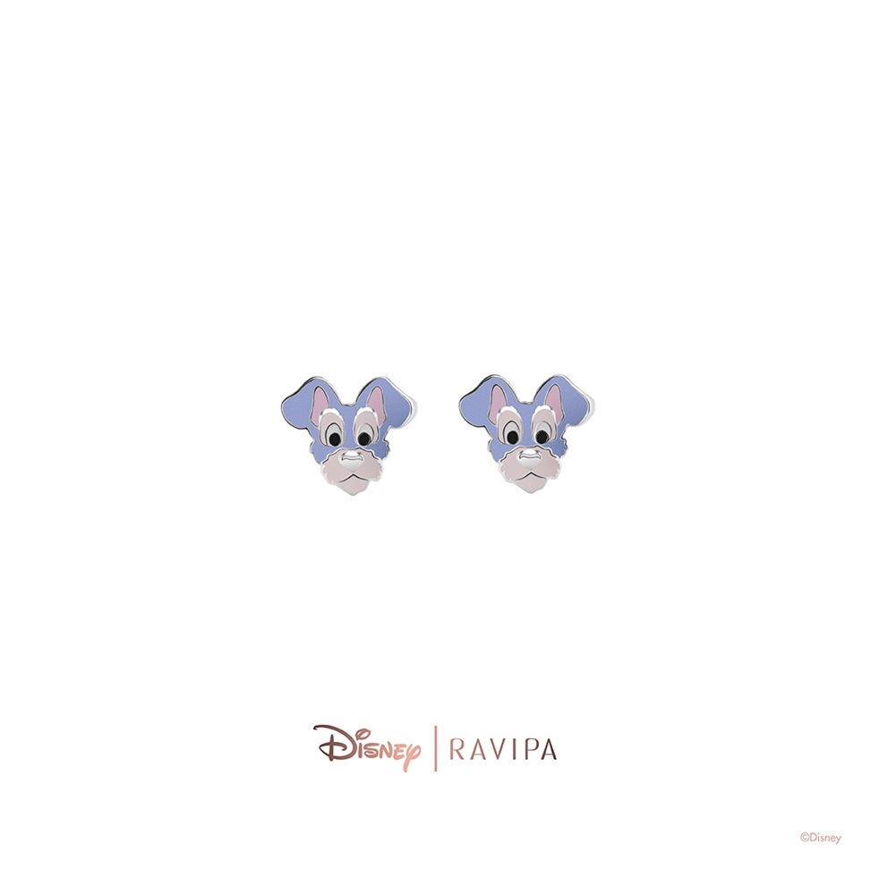 Ravipa | Tramp Silver Studs - ต่างหู Lady and the Tramp