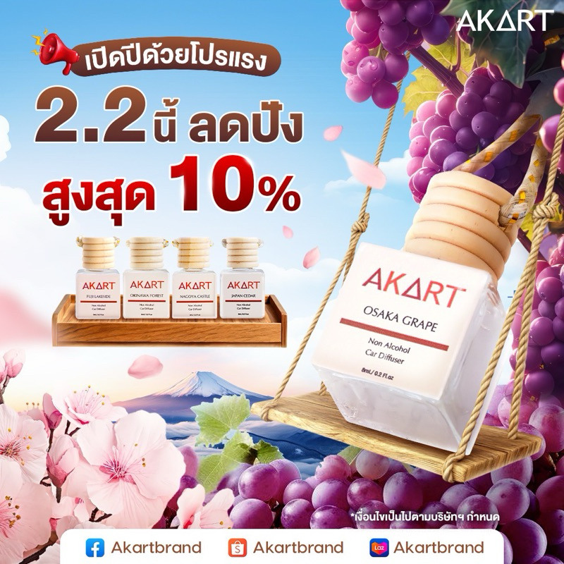 น้ำหอมติดรถ AKART Special Japan Collection