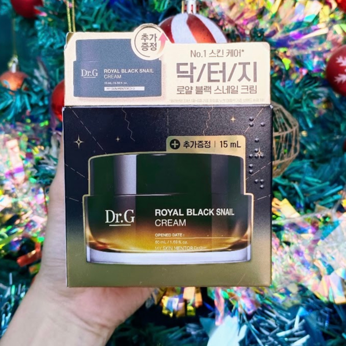 พร้อมส่ง/แท้จากเกาหลี 💯 Dr.G Royal Black Snail Cream 50 ml. (Olive Young Special Set +15ml.)