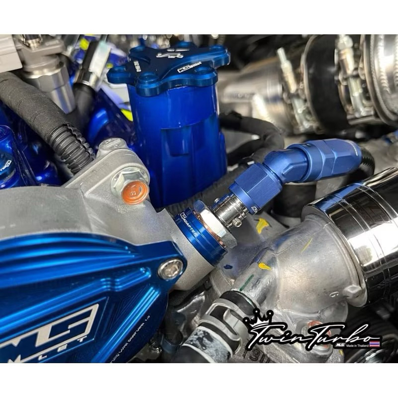 ⚙️✅อแดปเตอร์น้อตปั้มลม 1.9 เลส เม้งซัง🔥MS Thailand ขนาดเกลียว AN6🇹🇭