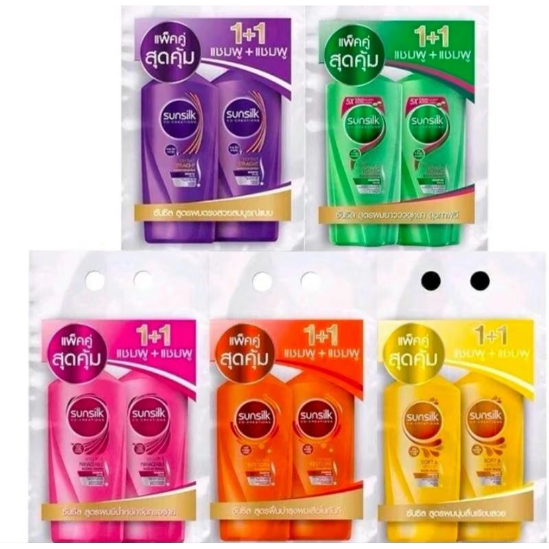 (แพ็คคู่) แชมพู+แชมพู ซันซิล 300-325ML. แท้100%