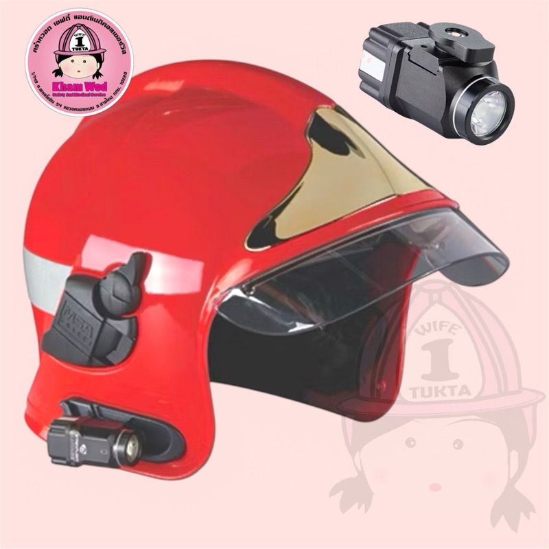 💖คร่ำหวอดเซฟตี้ Streamlight Vantag2 ไฟฉายติดหมวกดับเพลิงอินทรี กู้ภัย หมวกกาเร็ต Gallet