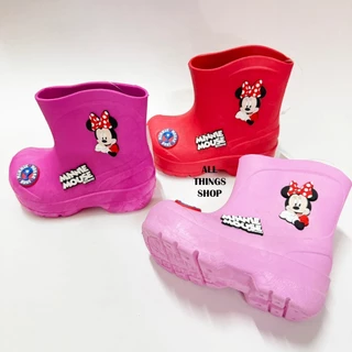 รองเท้าบูทเด็ก MINNIE MOUSE OPTA มินนี่เมาส์ คิตตี้ บาร์บี้ กันน้ำ สำหรับเด็ก