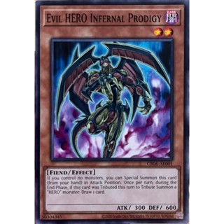 Yugioh Asia-Eng [CR06-AE001] Evil HERO Infernal Prodigy (Com…