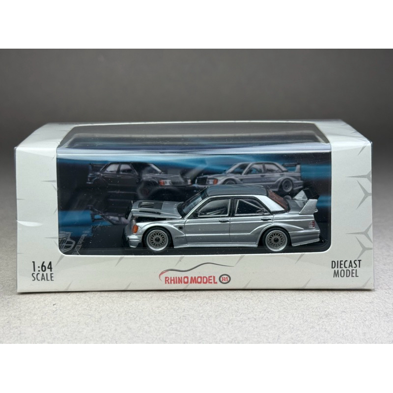 🔹MERCEDES Benz 190E W201 Diecast model Scale 1:64 ยี่ห้อ Rhino Model