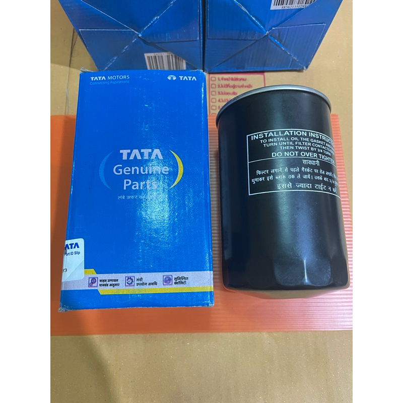 ไส้กรองน้ำมันเครื่อง พร้อมแหวนรองน็อตถ่าย TATA XENON Dicor ทาทาดีเซล 2200 ซีซี 140 แรงม้า แท้