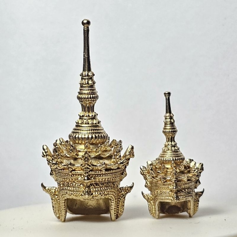 เทริททองเหลืองใหญ่(สูง3.7cm)