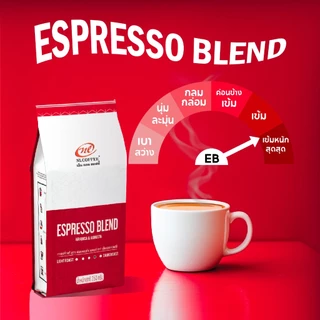 เมล็ดกาแฟคั่ว Espresso Blend by NLCOFFEE กาแฟอาราบิก้าผสมโรบัสต้า (250กรัม/1 ถุง)