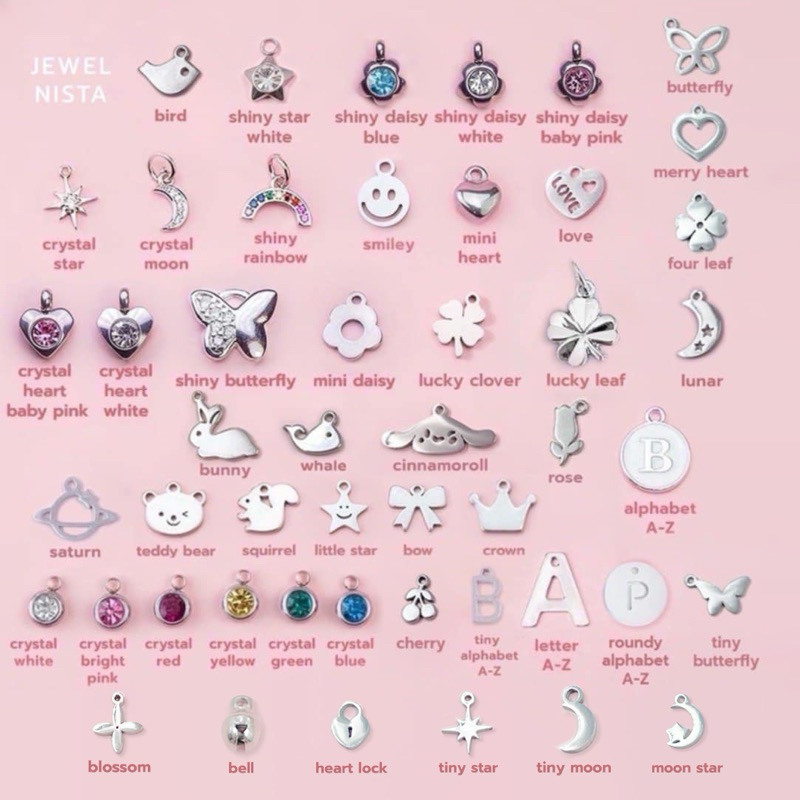 DIY จี้เงิน (เฉพาะจี้)-silver สำหรับใส่สร้อยคอ-ข้อมือ-ข้อเท้า