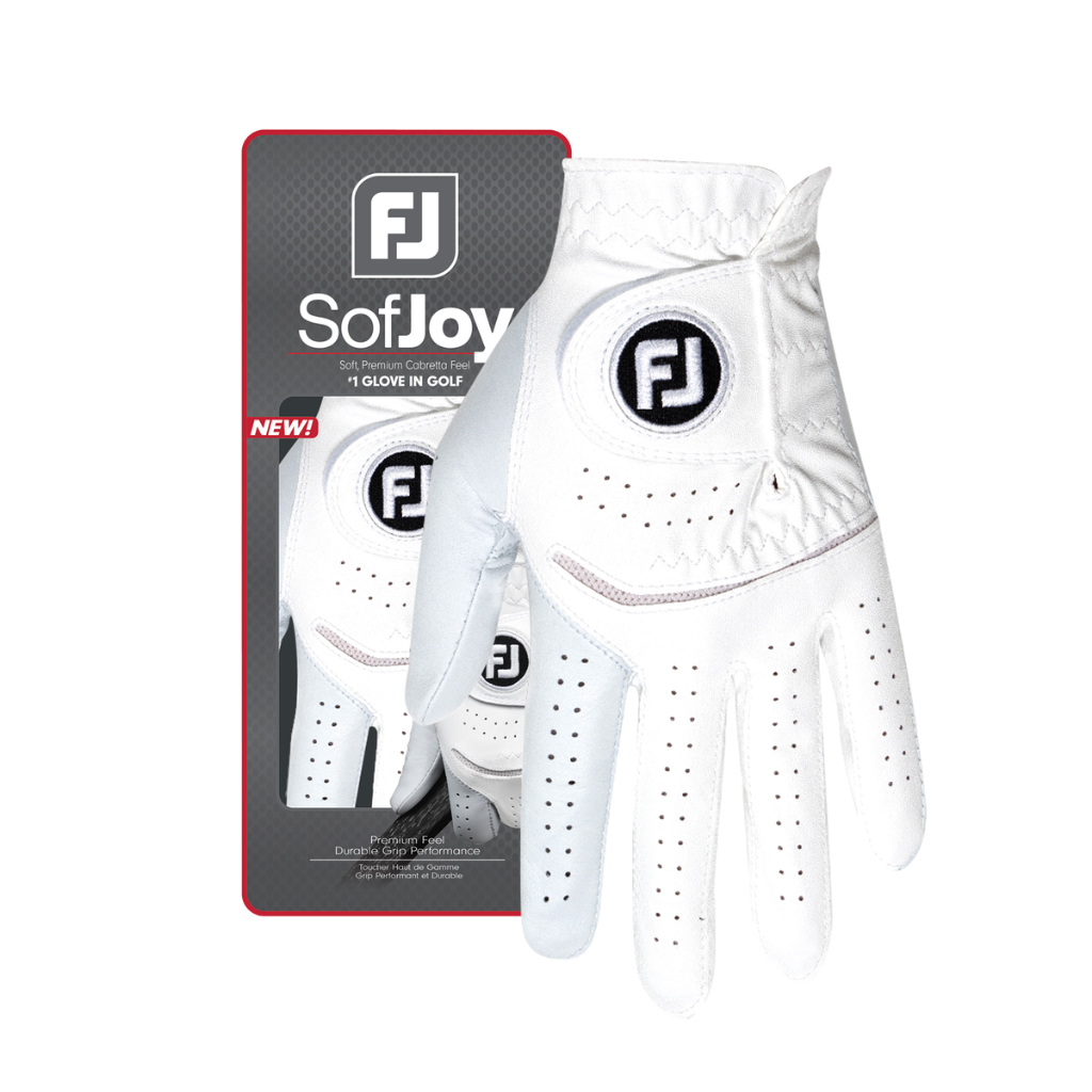 ถุงมือกอล์ฟหนังแท้ Footjoy SofJoy Comfort solf feel Premium Cabretta & marker Golf Glove