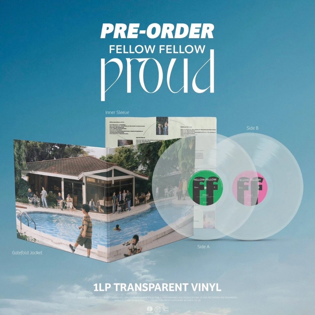 Vinyl fellow fellow : PROUD (Transparent Vinyl) แผ่นเสียง