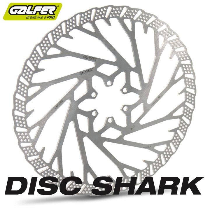 ใบดิสค์จักรยานน้ำหนักเบา Galfer Disc Shark ใบดิสค์ลายฉลาม สำหรับ MTB Enduro