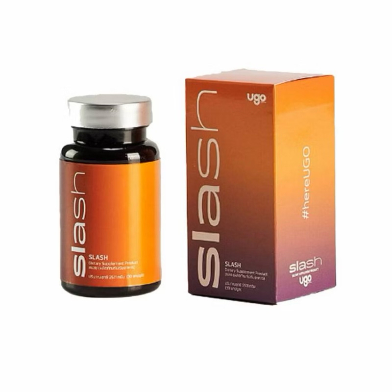 UGO Slash อาหารเสริมช่วยในการขับถ่าย 1 กระปุก 30 แคปซูล
