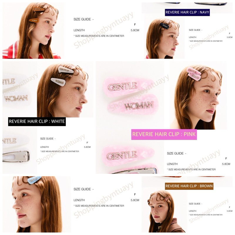พร้อมส่ง ✅ GENTLEWOMAN HAIR CLIP ของแท้ 100%