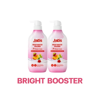 Jabs แจ๊บส์ ครีมอาบน้ำ สูตร ไบรท์บูสเตอร์ (เพื่อผิวกระจ่างใส) 400 มล. x2