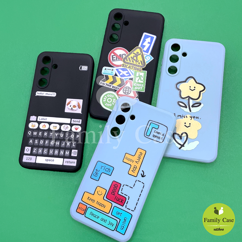 เคสนิ่มพิมพ์ลายการ์ตูน  OpA3x Reno12(5g) C75(4g) Vv V40 V40lite Y19s(4g)สีพาสเทล