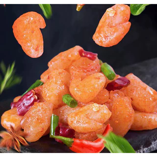 กุ้งกรุบหม่าล่า กุ้งแก้วปรุงรสเข้มข้น หอมกลิ่นเครื่องเทศ ฉีกซองพร้อมทาน อร่อย เคี้ยวกรุบ ซองใหญ่400g