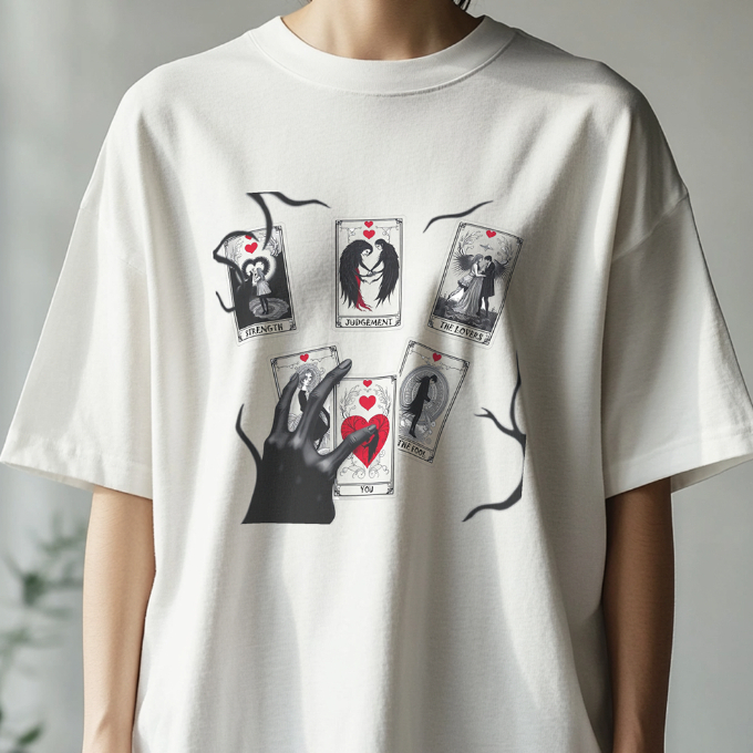 เสื้อยืดรูปมือปีศาจ แบรนด์ Vibeon เสื้อยืดคอกลมผ้าคอตตอนพรีเมี่ยม 100% รุ่นนุ่มพิเศษ