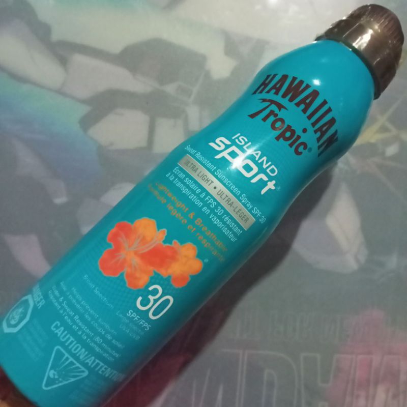 ครีมกันแดด สปอร์ต เล่นกีฬา Hawaiian Tropic Island Sport Broad spectrum spf 30 UVA UVB lotion high pe