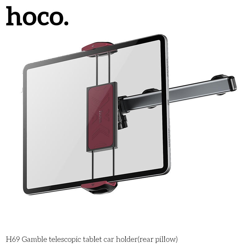 hoco H69 ที่วางมือถือแบบยึดกับหลังเบาะรถยนต์ รองรับจอขนาดใหญ่ 4.5-13นิ้ว ที่วางไอแพดในรถยนต์ - รูปที่ 2