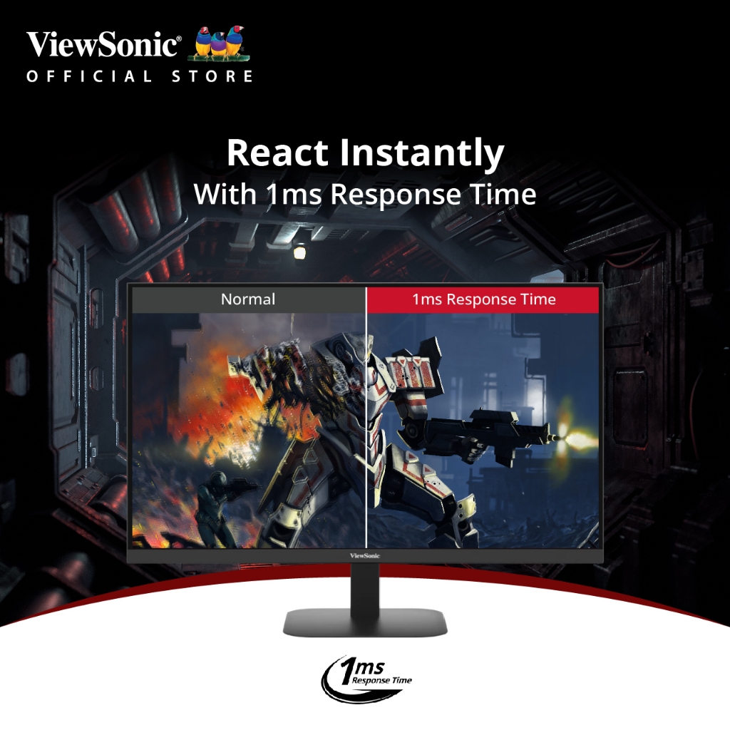 ViewSonic Monitor VA2708-2K-MHD / 27" / 2K QHD IPS / 1 ms (จอมอนิเตอร์)