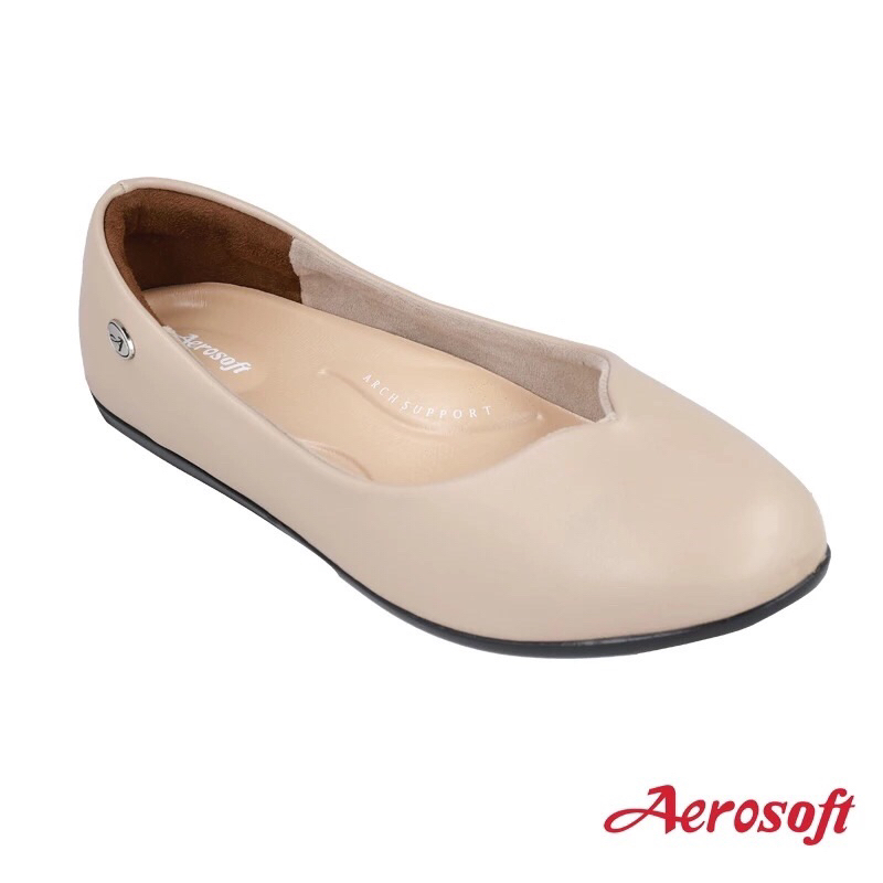 Aerosoft (แอโร่ซอฟ) รองเท้าคัทชูส้นแบน รุ่น CW308