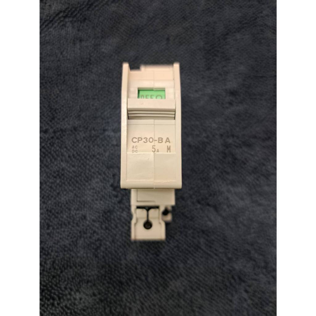 MITSUBISHI Circuit Protector Breaker CP30-BA 5A 1P AC220V 2.5kA 14J 008 S/N 2309444833