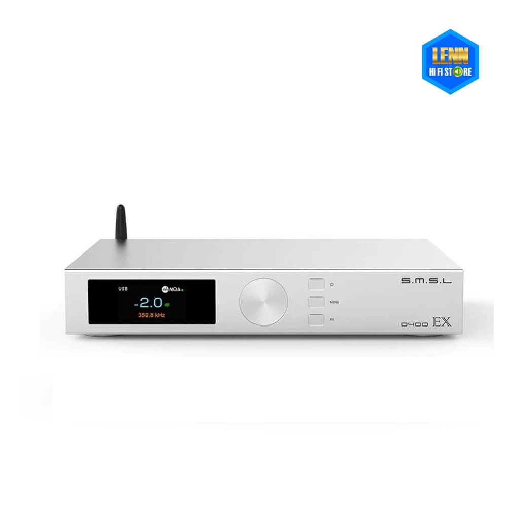 SMSL D400EX DAC ตั้งโต๊ะรองรับ MQA, Dual Hi-Res / ศูนย์ไทย / ออกใบกำกับภาษีได้