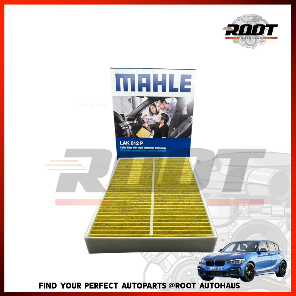MAHLE กรองแอร์ พรีเมี่ยม คาร์บอน BMW F20 F30 F32 เบอร์ LAK812P