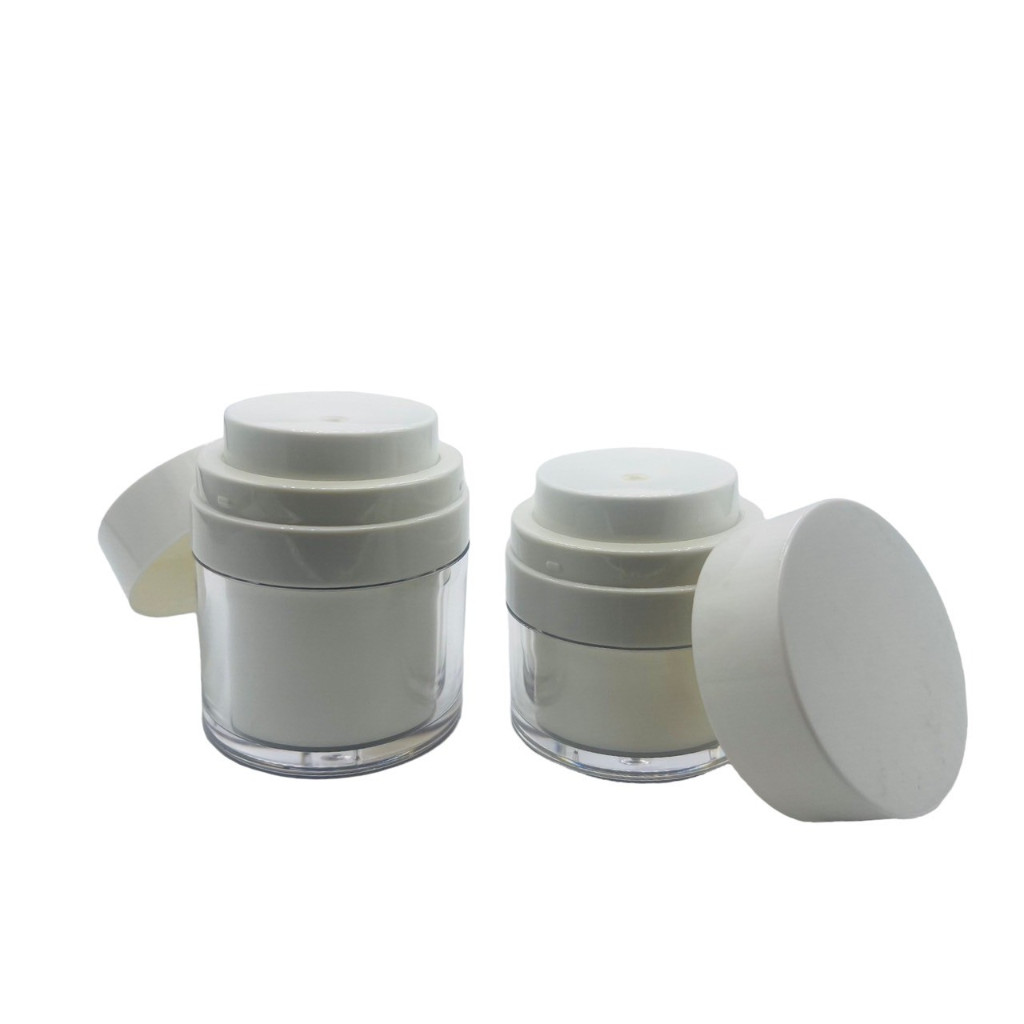 กระปุกสุญญากาศ สีขาว สีดำ 15g./30g.