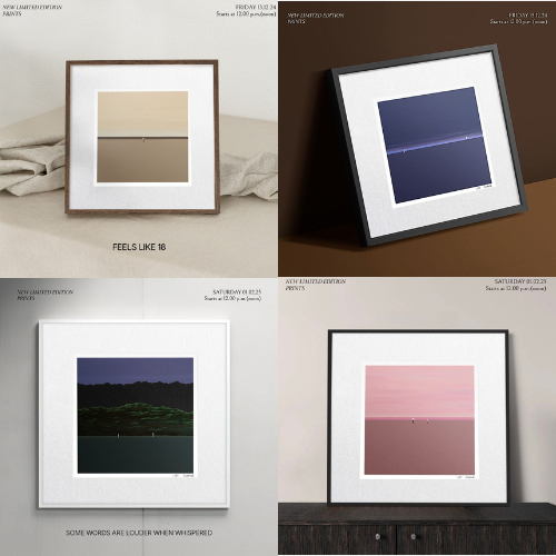 [ ใช้โค้ดเหลืองลดอีก 20% ได้ ] รูป Suntur Limited Edition Prints (Limited 50 ชิ้น มี No.รันทุกรูป)