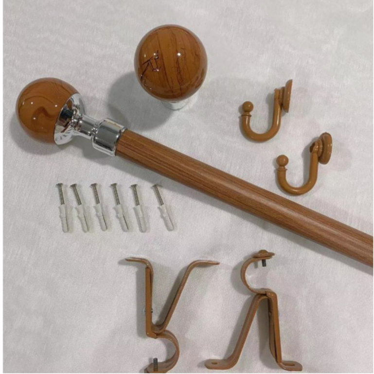 ราวผ้าม่านชั้นเดียว ชุดราวผ้าม่าน  พร้อมอุปกรณ์ครบชุด สินค้าพร้อมส่ง #LMGD