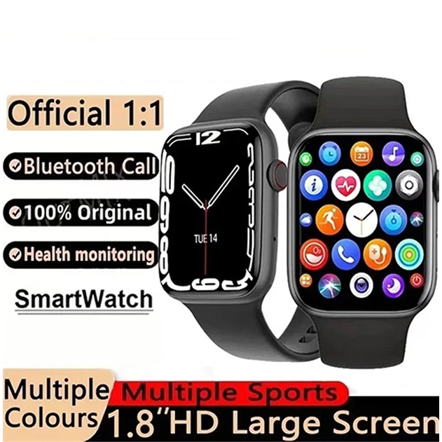 【การจัดส่งที่รวดเร็ว】SmartWatch T900 Pro Max/L Watch 9 ชาร์จไร้สาย 1.75 นิ้ว สมาร์ทวอทช์โทรผ่านบลูทู
