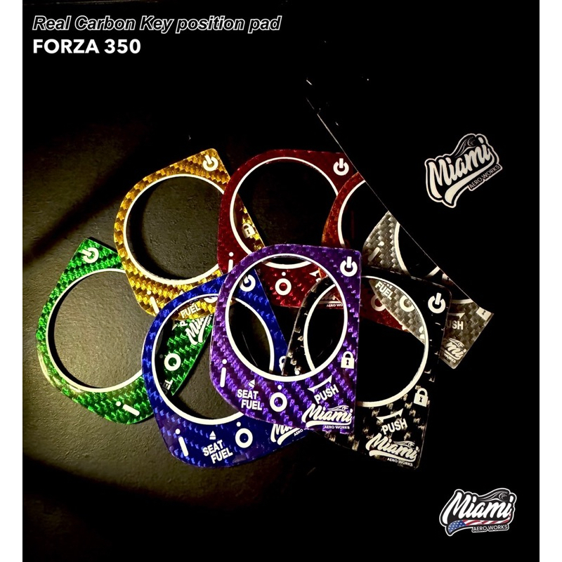 ครอบกุญแจForza งานเพรียวคาร์บอนMIAMIครบสี