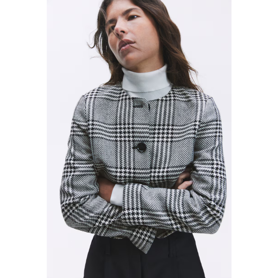 H&M(เอชแอนด์เอ็ม) เสื้อแจ็คเก็ตสั้น ผู้หญิง 1277879_1