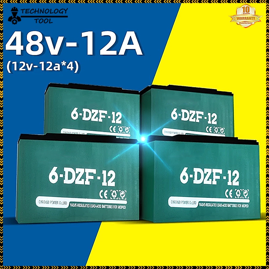 【COD】ของแท้นำเข้า Battery แบตเตอรี่ตะกั่ว 12V12Ah แบตเตอรี่รถไฟฟ้า ขั้วแบตเป็นแบบน็อต สำหรับ จักรยานไฟฟ้า สกู๊ตเตอร์