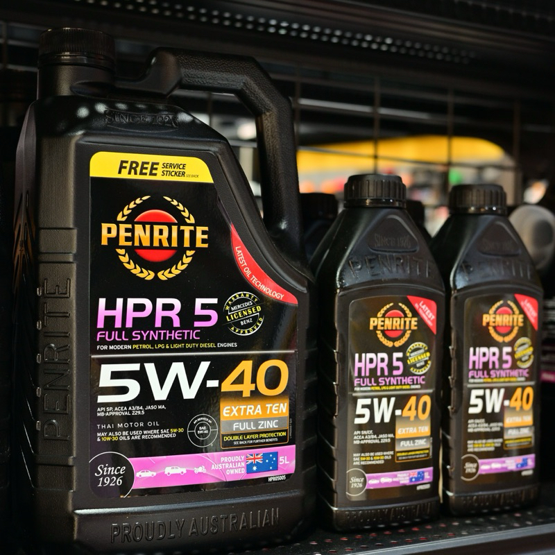 *ของดีจากออสเตรเลีย Penrite HPR5 5W-40 สังเคราะห์แท้ นำเข้า ได้ทั้งเบนซิน ดีเซล